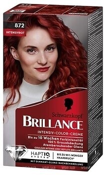 Фото Schwarzkopf Brillance 872 жаркий красный