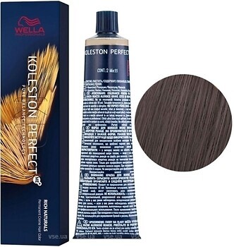 Фото Wella Professionals Koleston Perfect Me+ Rich Naturals 5/18 светло-коричневый пепельно-перламутровый