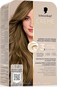 Фото Schwarzkopf Creme Supreme 7-0 натуральный русый