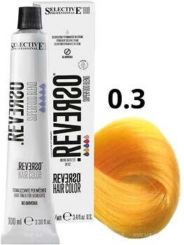 Фото Selective Professional Reverso Hair Color 0.3 Mix Yellow желтый