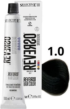 Фото Selective Professional Reverso Hair Color 1.0 Natural Black натуральный черный