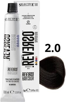 Фото Selective Professional Reverso Hair Color 2.0 Natural Very Dark Brown натуральный очень темно-коричневый