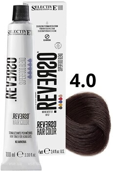 Фото Selective Professional Reverso Hair Color 4.0 Natural Brown натуральный коричневый