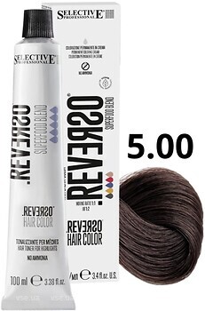 Фото Selective Professional Reverso Hair Color 5.00 Natural Deep Light Brown натуральный глубокий светло-коричневый