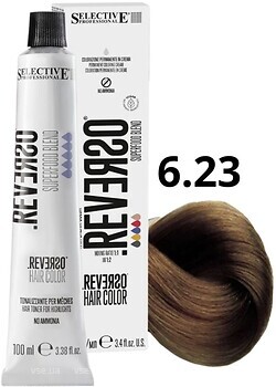 Фото Selective Professional Reverso Hair Color 6.23 Golden Beige Dark Blond золотисто-бежевый темно-русый