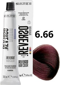 Фото Selective Professional Reverso Hair Color 6.66 Deep Red Dark Blond глубокий красный темно-русый