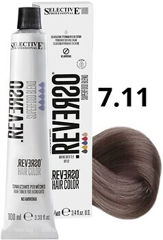 Фото Selective Professional Reverso Hair Color 7.11 Deep Ash Blond глубокий пепельный блонд