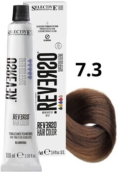 Фото Selective Professional Reverso Hair Color 7.3 Golden Blond золотистый русый