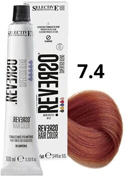 Фото Selective Professional Reverso Hair Color 7.4 Copper Blond медно-русый