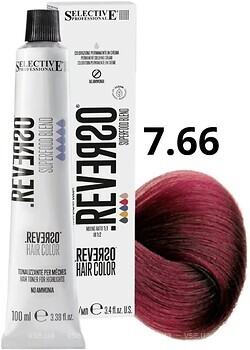 Фото Selective Professional Reverso Hair Color 7.66 Deep Red Blond глубокий красный блонд
