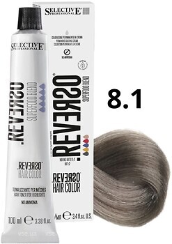 Фото Selective Professional Reverso Hair Color 8.1 Ash Light Blond пепельный светло-русый