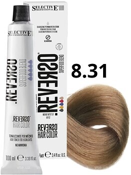Фото Selective Professional Reverso Hair Color 8.31 Ginger Light Blond рыжий светло-русый