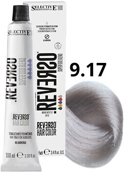 Фото Selective Professional Reverso Hair Color 9.17 Daikon Very Light Blond дайкон очень светлый блондин