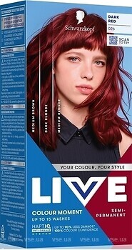 Фото Schwarzkopf Live Ultra Brights 026 Dark Red темно-красный