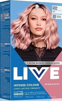 Фото Schwarzkopf Live Intense Colour 109 Cool Rose холодная Роза