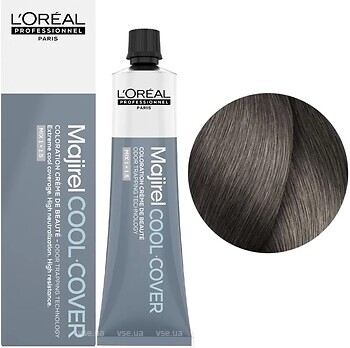 Фото L'Oreal Paris Professionnel Majirel Cool Cover 7.1 пепельный блонд