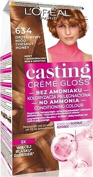 Фото L'Oreal Paris Casting Creme Gloss 634 каштановый мед