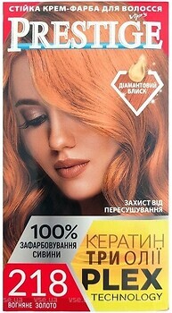 Фото Vip's Prestige Color crem 218 огненное золото