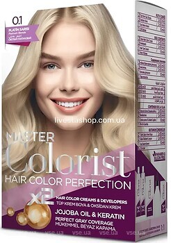 Фото Master Colorist Hair Color Perfection 0.1 Platinum Blonde платиновый блонд