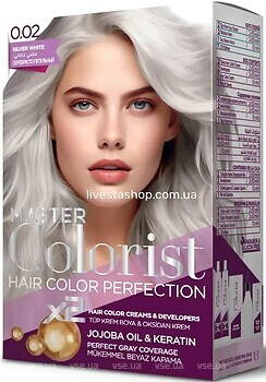 Фото Master Colorist Hair Color Perfection 0.02 Silver White серебристо-белый