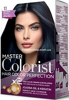 Фото Master Colorist Hair Color Perfection 1.1 Blue Black сине-черный