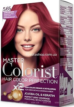 Фото Master Colorist Hair Color Perfection 5.65 Strawberry Red клубнично-красный