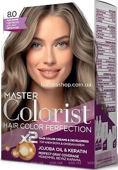 Фото Master Colorist Hair Color Perfection 8.0 Light Blonde светлый блонд