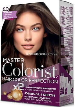 Фото Master Colorist Hair Color Perfection 5.0 Light Brow светло-коричневый