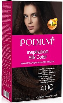 Фото Podium Inspiration Silk Color 400 каштановый