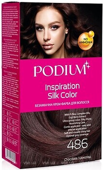 Фото Podium Inspiration Silk Color 486 шоколад