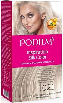 Фото Podium Inspiration Silk Color 1021 светло-светло русый перламутровый
