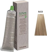Фото Echosline Echos Color Vegan 9.13 очень светлый блондин пепельно-золотистый