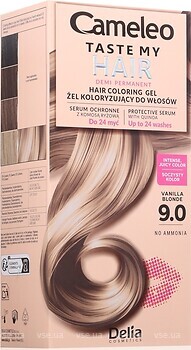 Фото Delia Cosmetics Cameleo Taste My Hair 9.0 Vanilla Blonde ванильный блонд