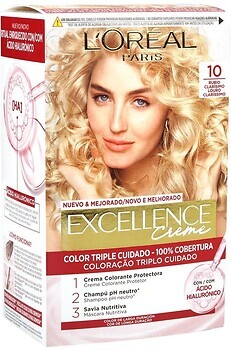 Фото L'Oreal Paris Excellence 10 ультрасветлый блонд