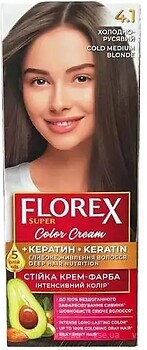 Фото Florex Super Кератин 4.1 холодный русый