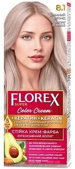 Фото Florex Super Кератин 8.1 снежный блонд