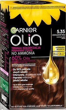 Фото Garnier Olia 5.35 светло-коричневый шоколадный