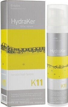 Фото Erayba HydraKer K11 Keratin Hair Botox Глубокое восстановление 100 мл