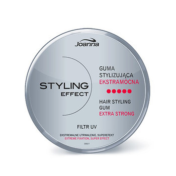 Фото Joanna Styling Effect Hair Styling Gum Extra Strong резина для креативного стайлинга 100 г