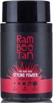 Фото Rambootan Styling Powder для укладки темных волос с матовым эффектом 10 г