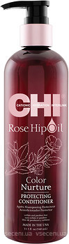 Фото CHI Rose Hip Oil Color Nurture Protecting для защиты цвета 340 мл