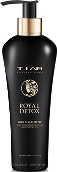Фото T-Lab Professional Royal Detox Duo Treatment для глубокой детоксикации кожи головы 250 мл