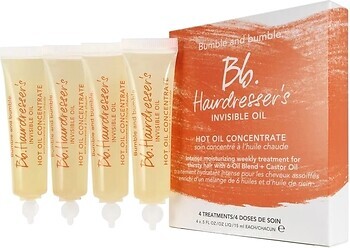 Фото Bumble and bumble Hairdresser's Invisible Oil Hot Oil Concentrate 4x15 мл