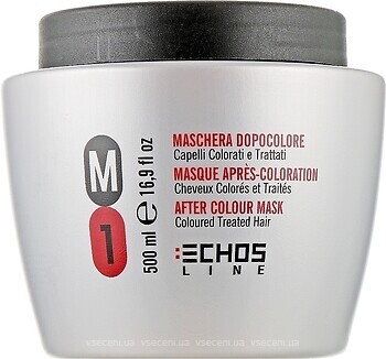 Фото Echosline M1 After Colour Mask для окрашенных и поврежденных волос 500 мл