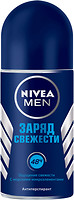 Фото Nivea Men Заряд свежести дезодорант-шариковый 50 мл (82808)