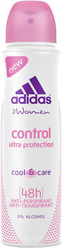 Фото Adidas Cool & Care 48h Control Ultra Protection дезодорант-антиперспирант спрей 150 мл