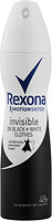 Фото Rexona Invisible Black+White антиперспирант-спрей 150 мл