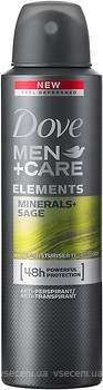 Фото Dove Men+Care Свежесть минералов и шалфея антиперспирант-спрей 150 мл (8710908553820)