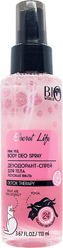 Фото Bio World Secret Life DetoxTherapy Pink Veil Body дезодорант-спрей 110 мл