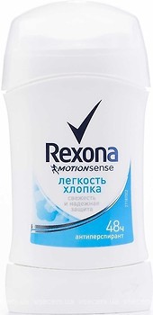 Фото Rexona Motion Sense Cotton Dry антиперспирант-стик 40 мл